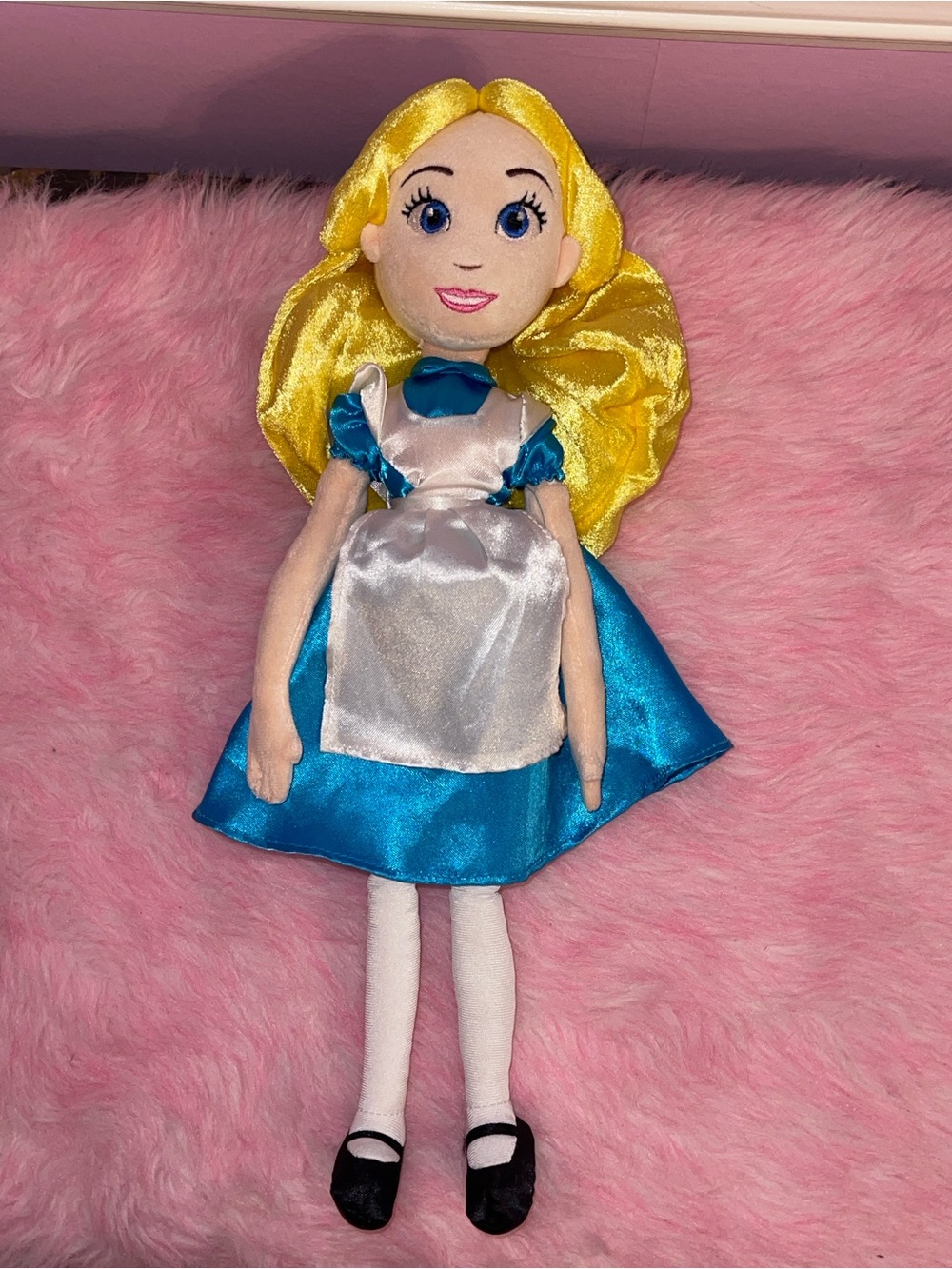 Rare Alice in wonderland Disney store plush doll 16” stuffed animal Lolita